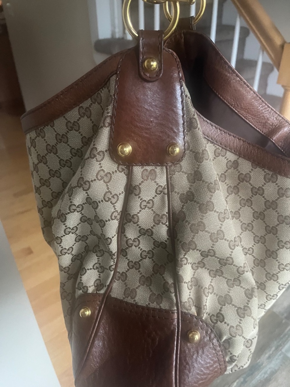 Gucci Large Canvas Hobo Bag with Dust Bag - Picture 16 of 16